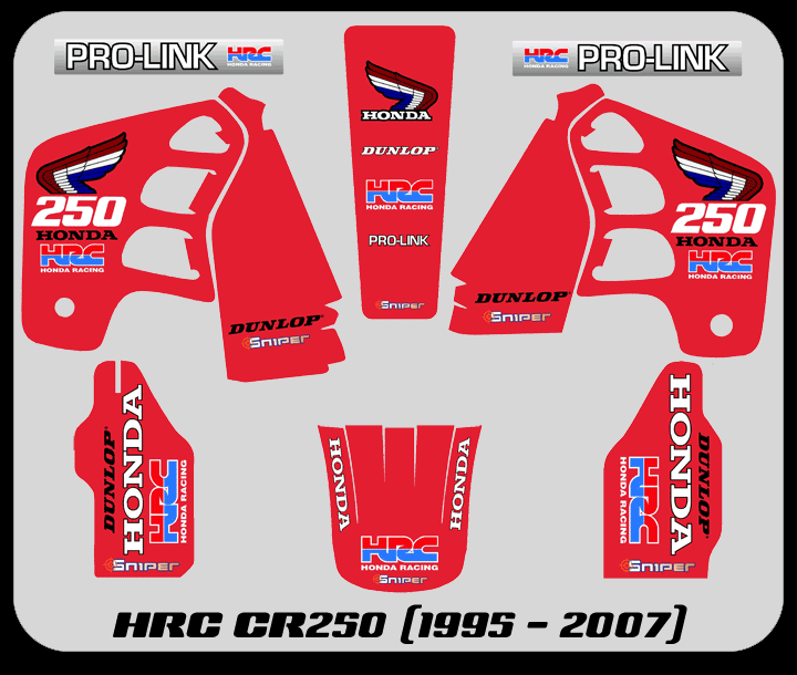 HRC CR250 Graphic Kit (1988 - 1989)