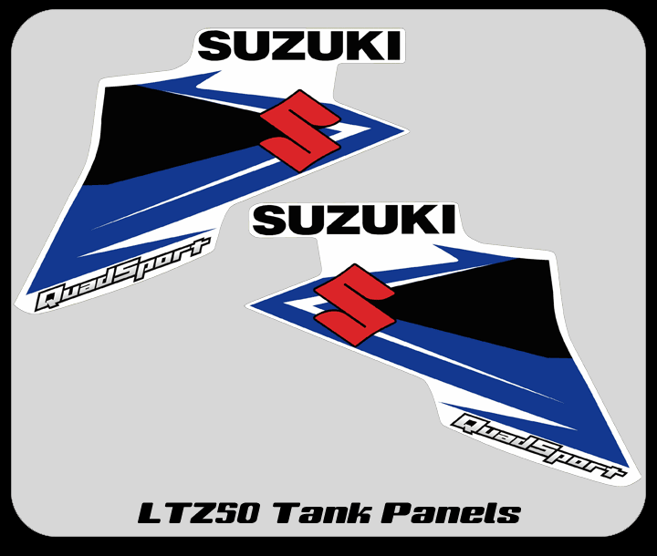 Factory LTZ50 Tank Panels - White - Click Image to Close