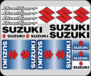 Suzuki A4 Budget Decal Sheet