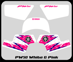 Factory PW50 Graphic Kit - White/Pink